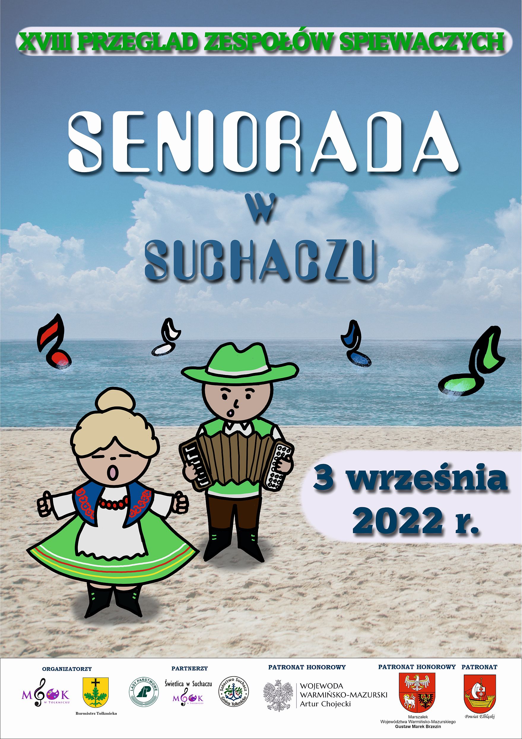 plakat Seniorada w Suchaczu