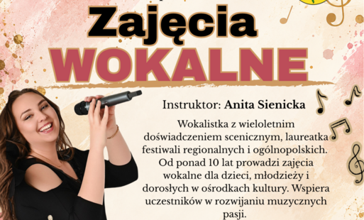 Zdjęcie do Zajęcia wokalne!