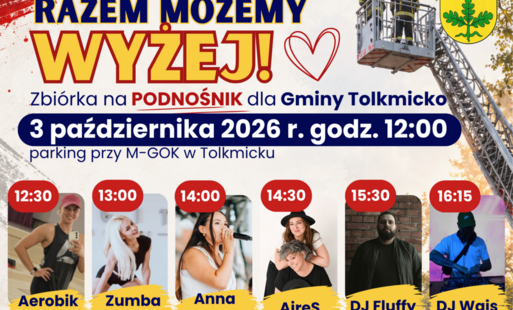 Zdjęcie do Zbi&oacute;rka na PODNOŚNIK dla Gminy Tolkmicko